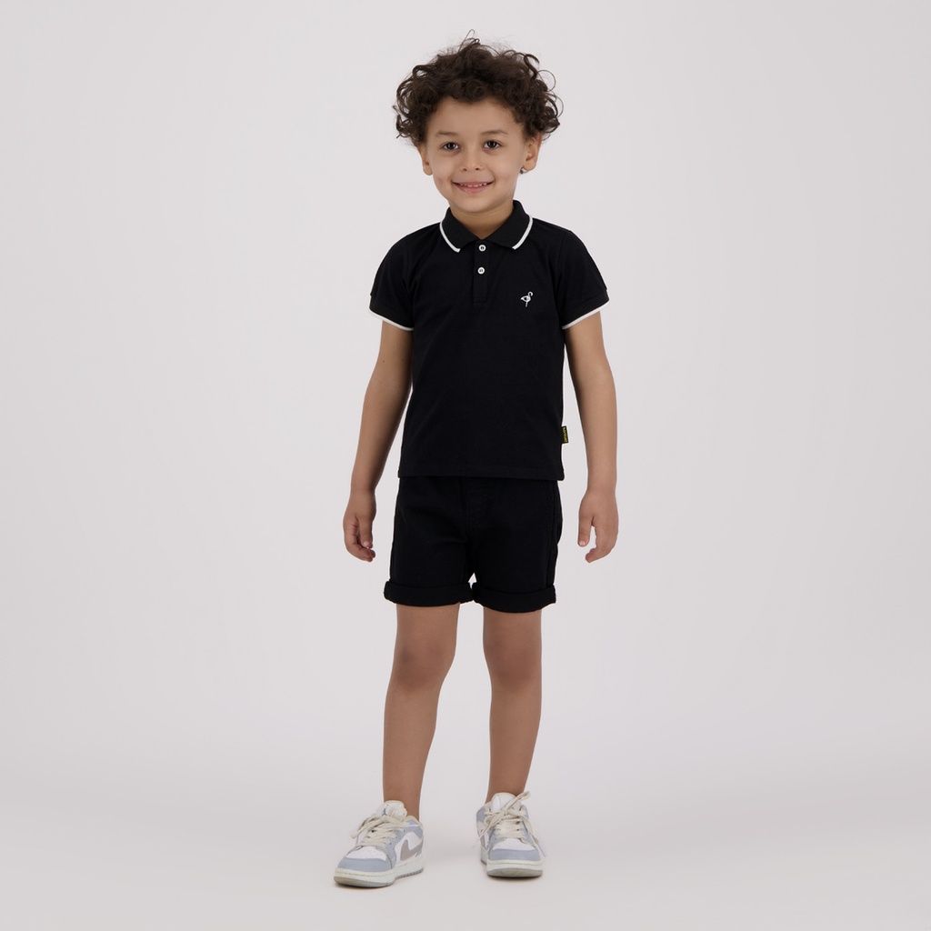 Polo bébé manches courtes avec broderie