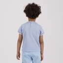 T-shirt bébé garçon manches courtes avec bande rectiligne