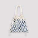 Tote en jeans et macrame