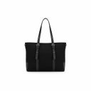 Cabas en jeans et cuir