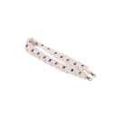 Bandoulière macramé  avec perles en verre