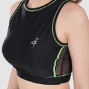 Brassière de sport femme avec découpe