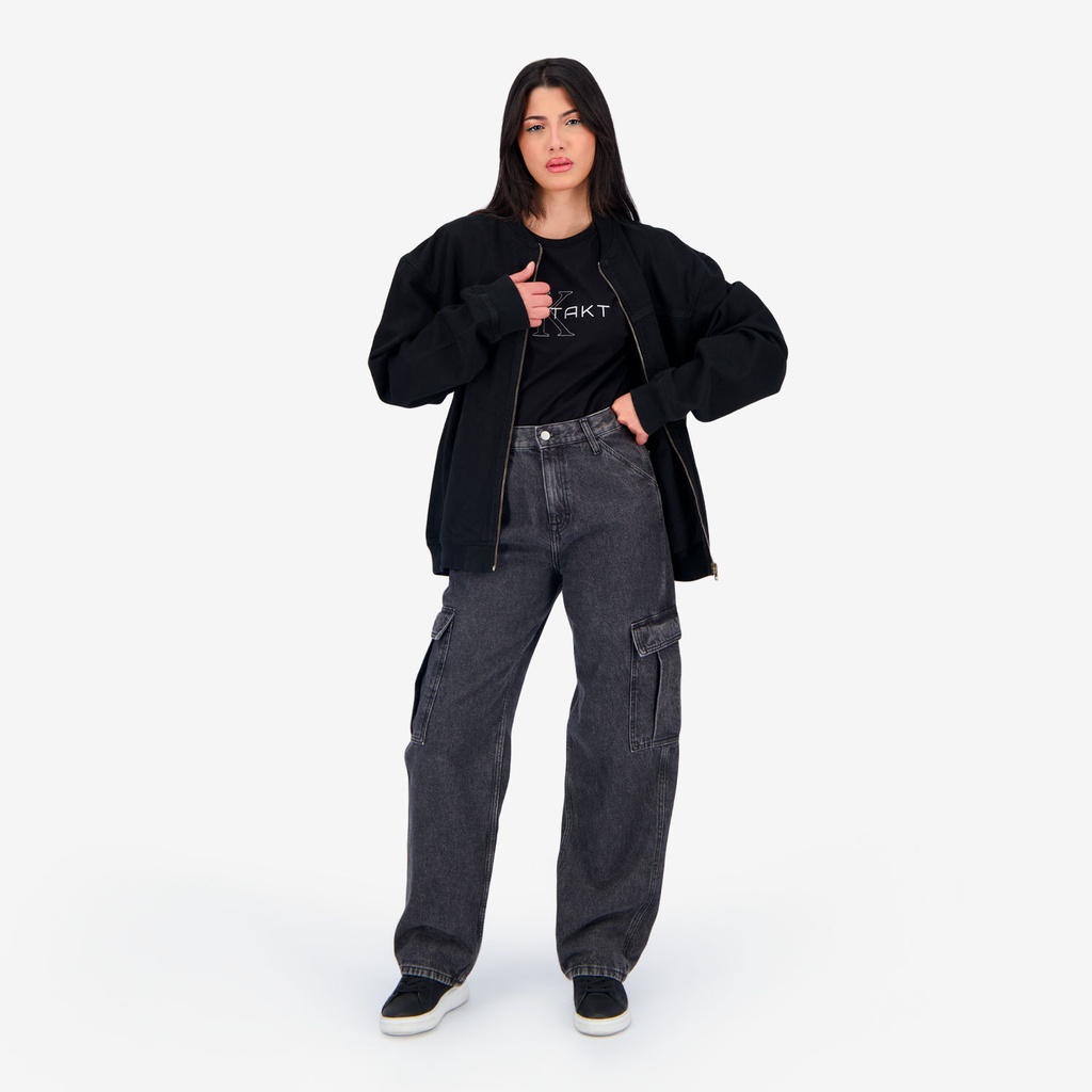 Cargo jeans femme - KAMILA