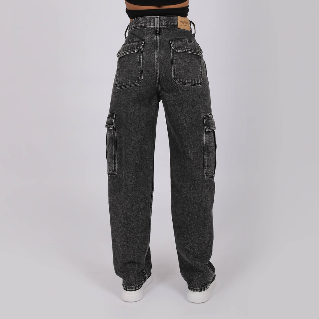 Cargo jeans femme - KAMILA