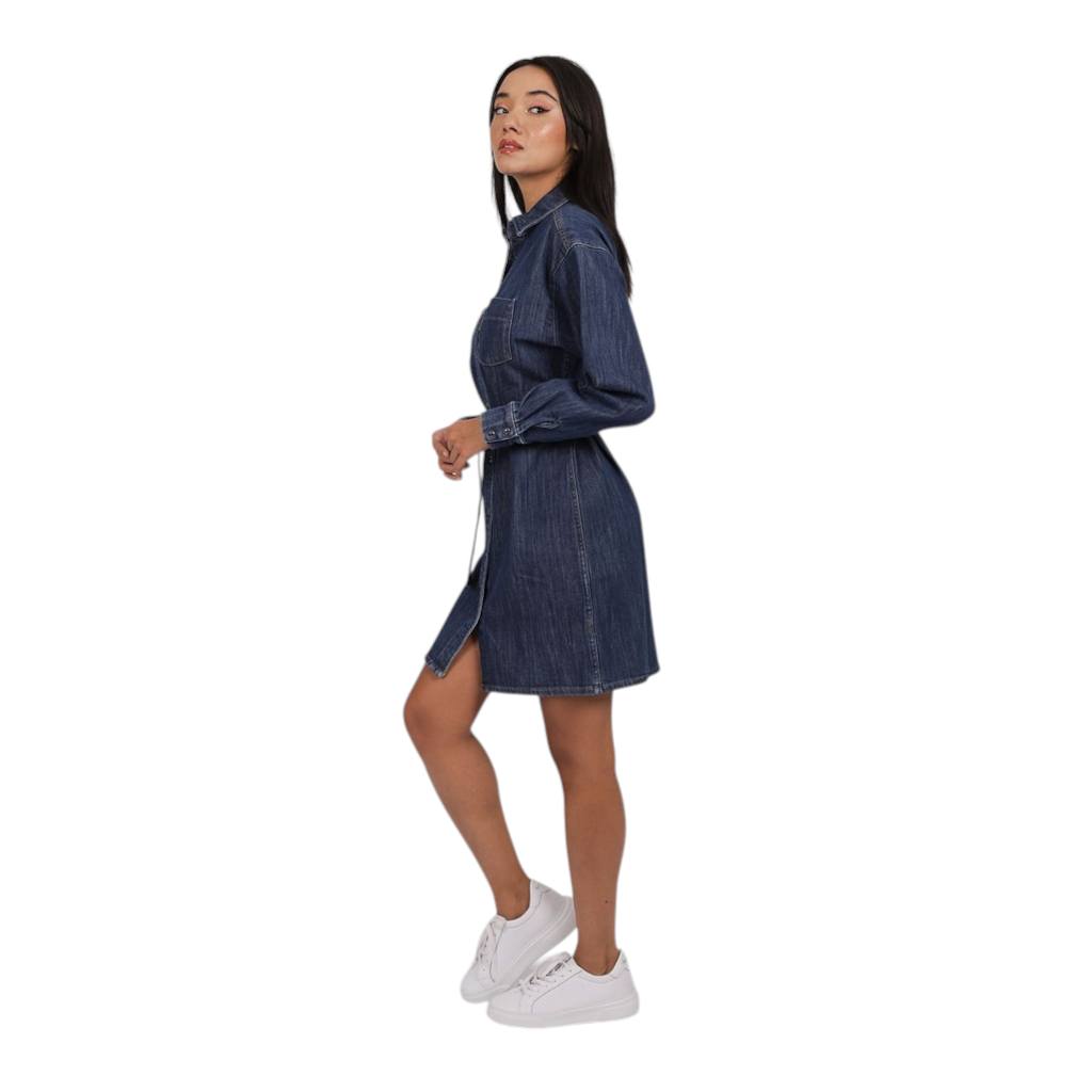 Robe chemise femme en jeans - RAIFA
