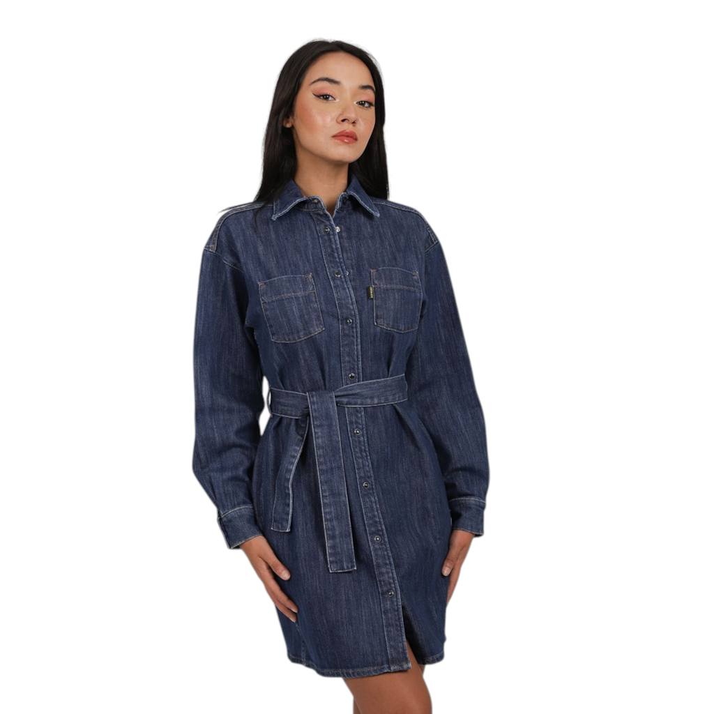 Robe chemise femme en jeans - RAIFA