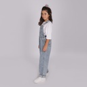 Salopette fille en jeans