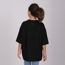 T-shirt oversized fille manches courtes شوية صبر