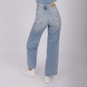 Super Straight jeans femme avec braguette décalé- SARRA 2.0