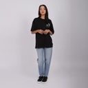 T-shirt oversized femme manches courtes شوية صبر