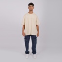 T-shirt oversized homme manches courtes الدوام ينقب الرخام