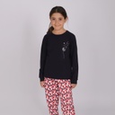 Pyjama fille manches longues avec bandes DANDELION