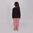 Pyjama fille manches longues avec bandes DANDELION