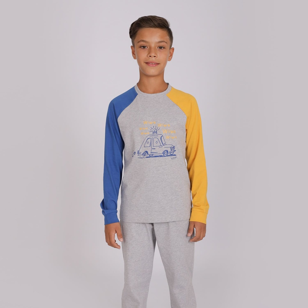 Pyjama garçon manches raglan WIWA