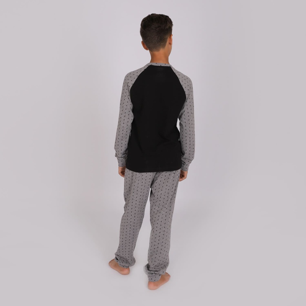 Pyjama garçon manches raglan نقطة و أرجع للسطر