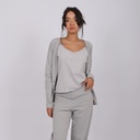 Ensemble femme bretelle imprimé point et pantalon