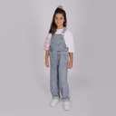 Salopette fille en jeans