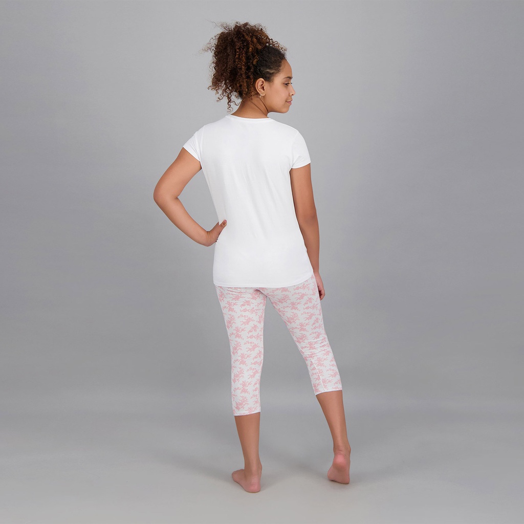 ENSEMBLE FILLE T-SHIRT LITTLE STAR ET LEGGING CAPRIS