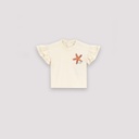 T-shirt bébé fille manches courtes avec volant STARFISH