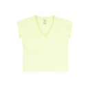 T-shirt femme manches courtes col V