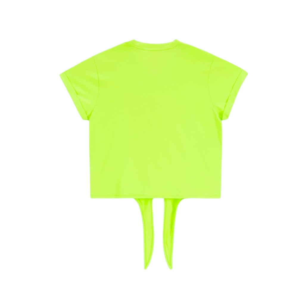 T-shirt sur taille femme manches courtes avec nœud VISAGE