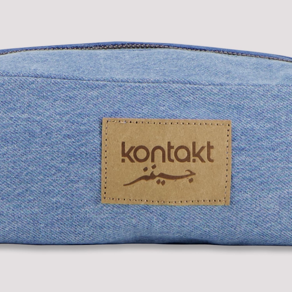 Trousse kontakt bi-couleurs en jeans