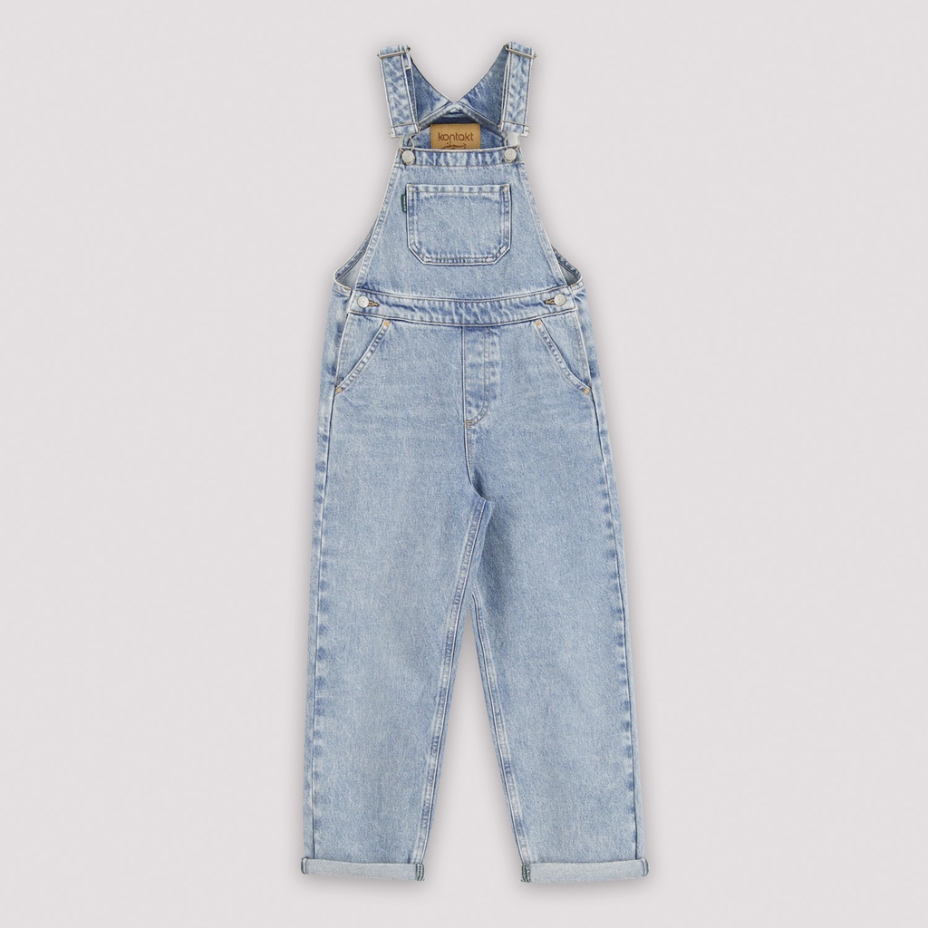 Salopette fille en jeans