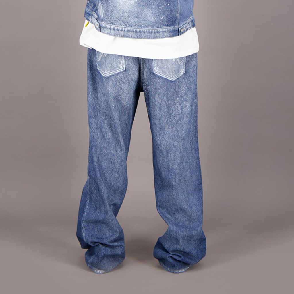 Baggy jeans unisexe Heavy Used Effect TNFW