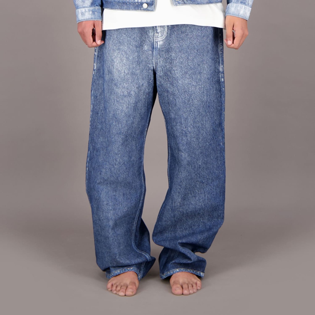 Baggy jeans unisexe Heavy Used Effect TNFW