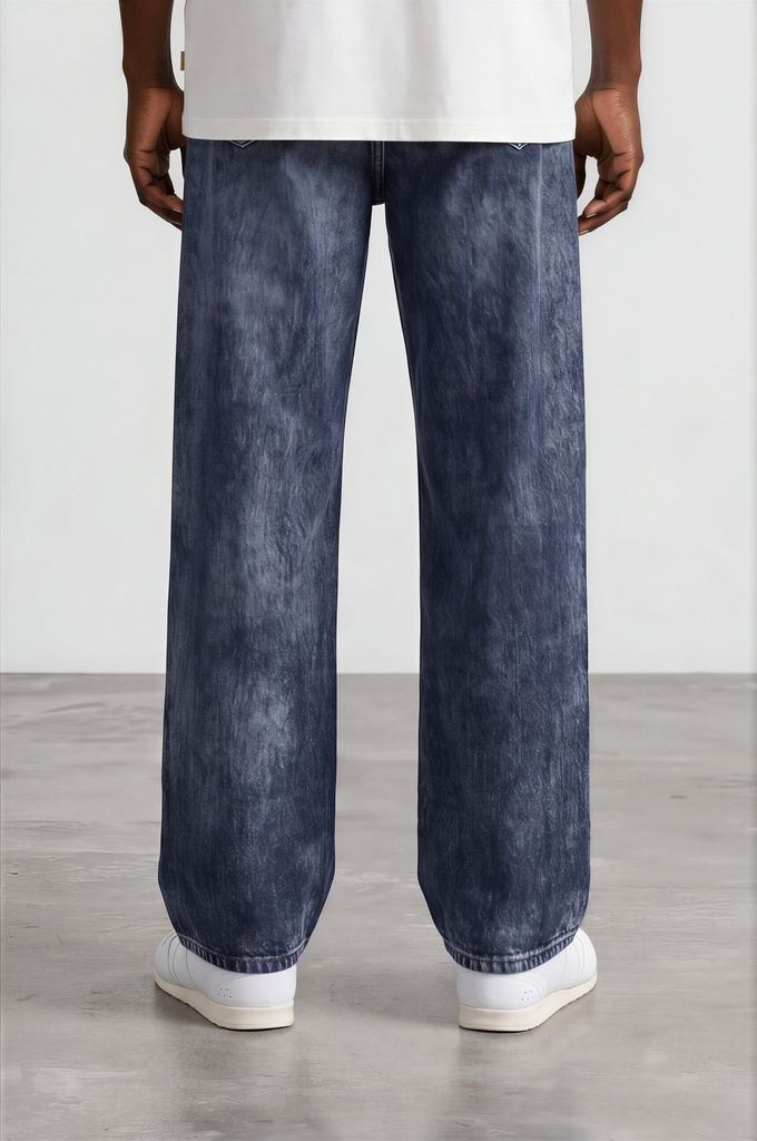 Baggy jeans unisexe Heavy Used Effect TNFW
