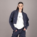 Cropped jacket oversized unisexe  en jeans Selvedge And Raw Look TNFW