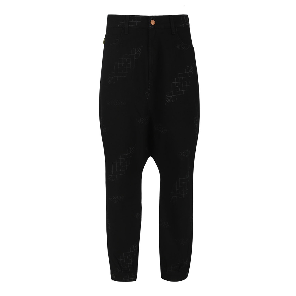 Seroual unisexe en jeans IMPRIME BERBERE  HEAVY PRINT AND LASER TNFW