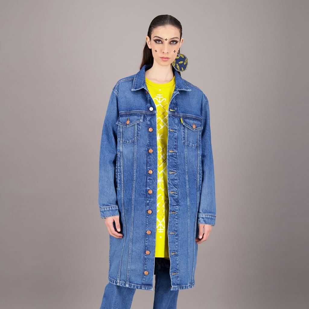 Jacket &amp; veste oversized unisxe en jeans Modular TNFW