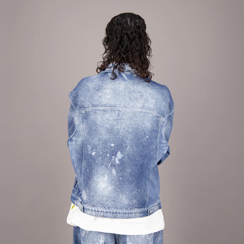 Veste oversized unisexe en jeans  Heavy Used Effect TNFW