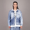 Veste oversized unisexe en jeans  Heavy Used Effect TNFW