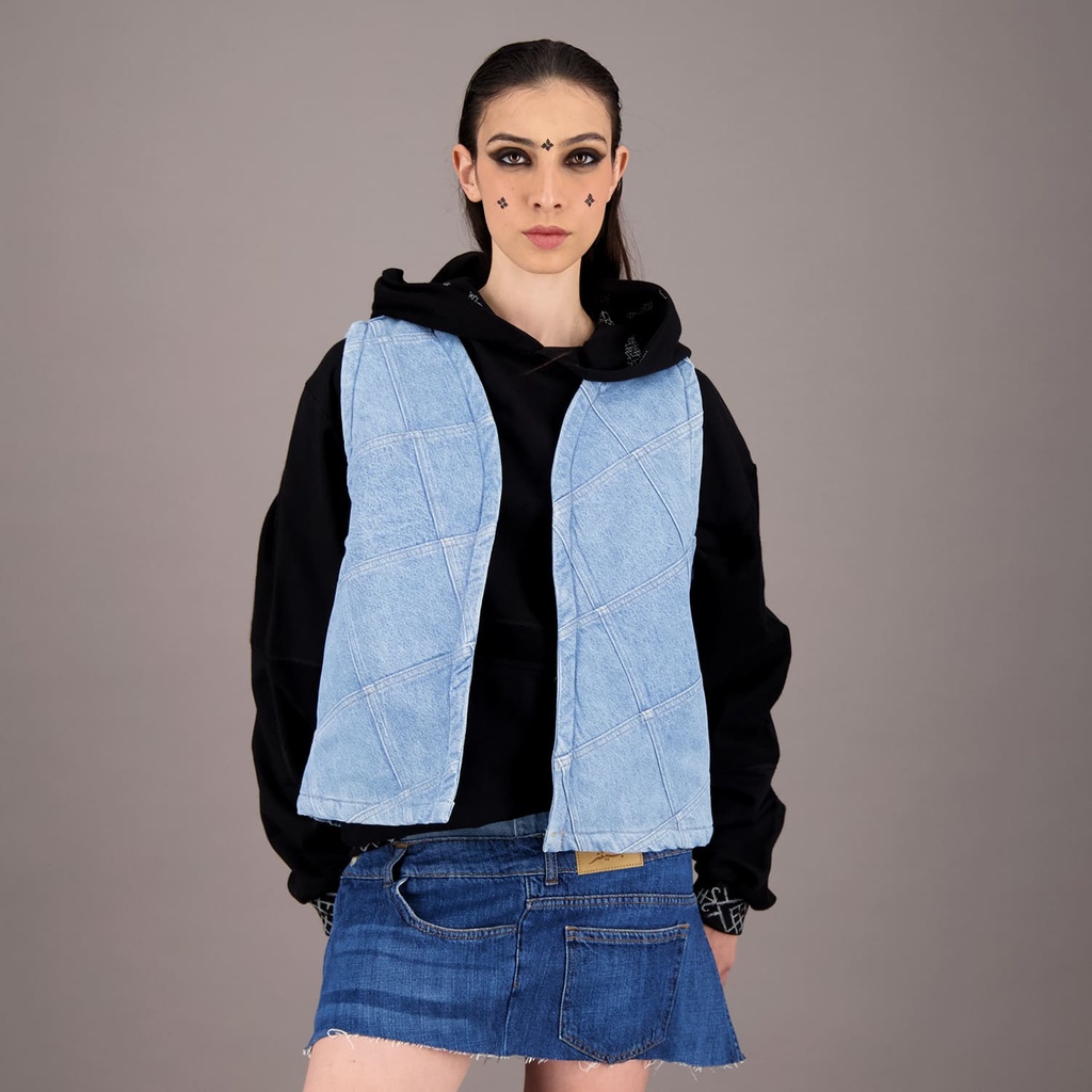 Farmla unisexe avec doublure matelassé en jeans UPCYCLING METHODS TNFW