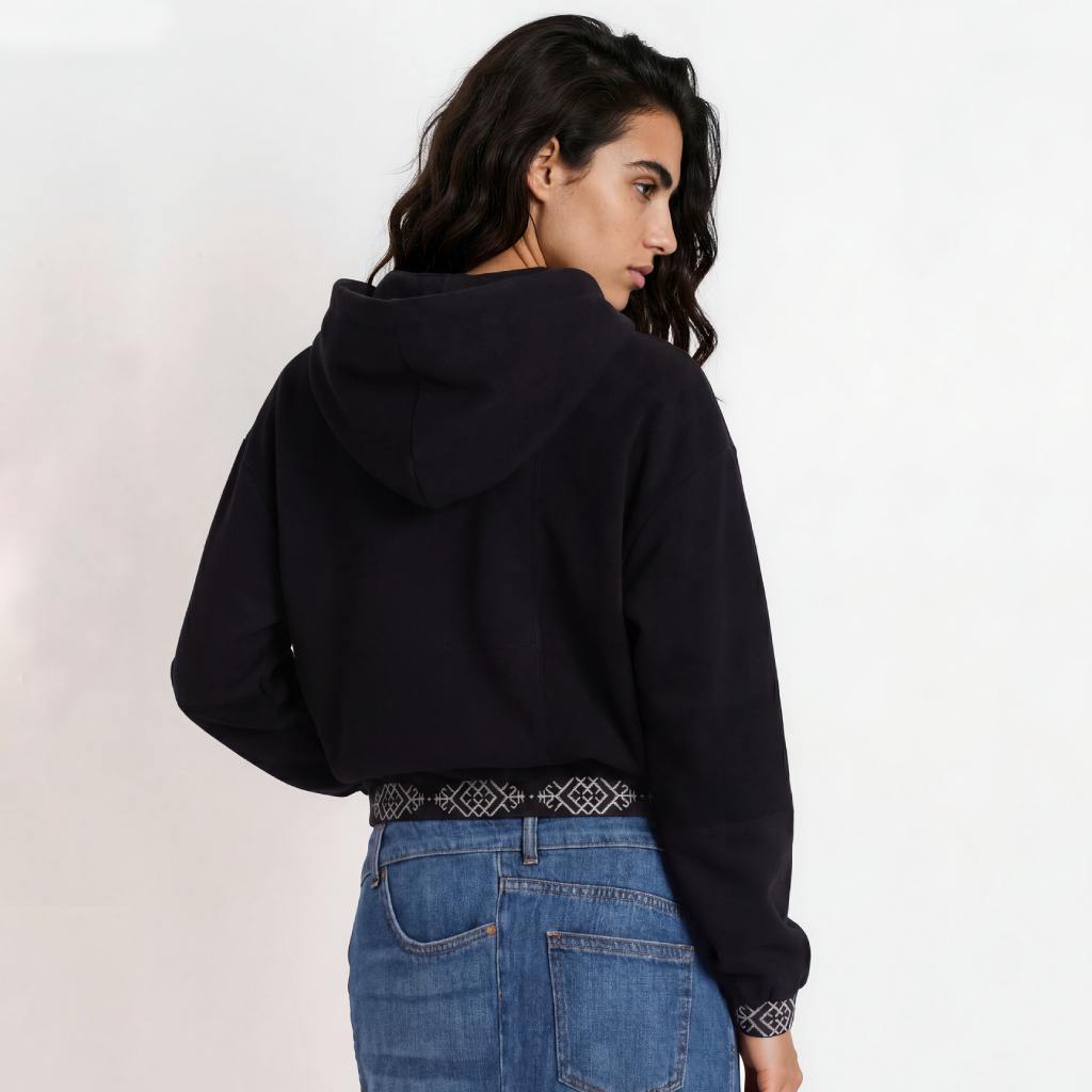 Hoodie oversized unisexe IMPRIME BERBERE  UPCYCLING METHODS TNFW