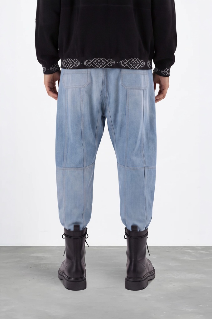 Sweat t-shirt oversized unisexe IMPRIME BERBERE UPCYCLING METHODS TNFW