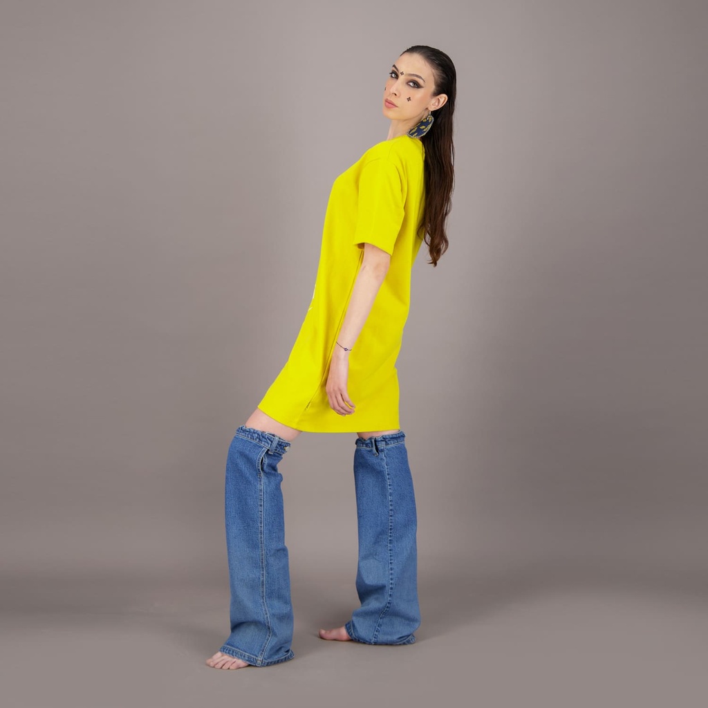 T-shirt &amp; Robe oversized unisexe  كون كيما انتي Modular TNFW