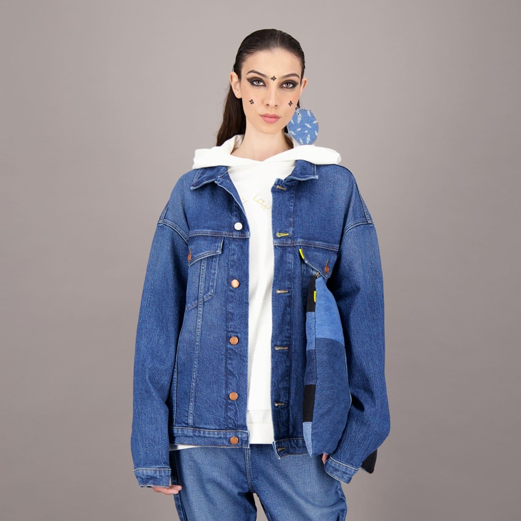 Jacket oversized / Sac unisexe en jeans Modular TNFW