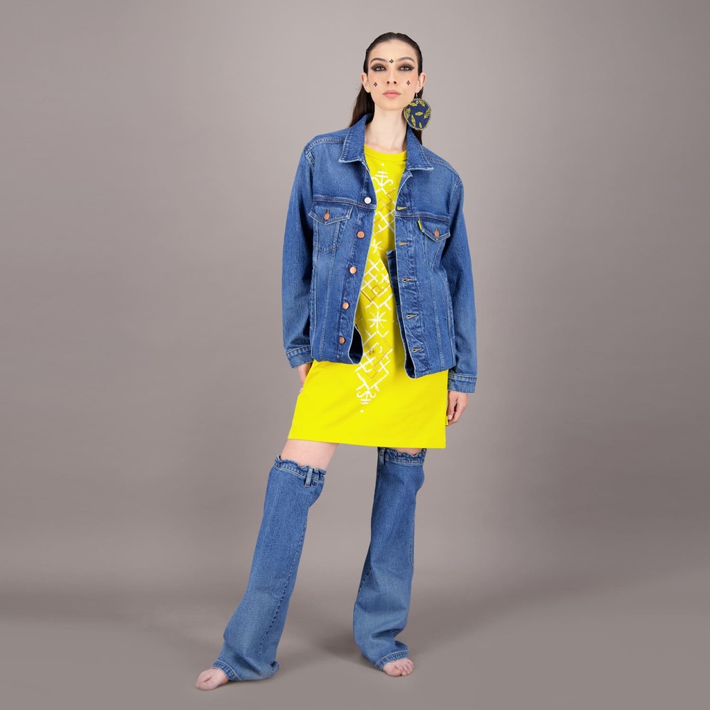 Jacket &amp; veste oversized unisxe en jeans Modular TNFW