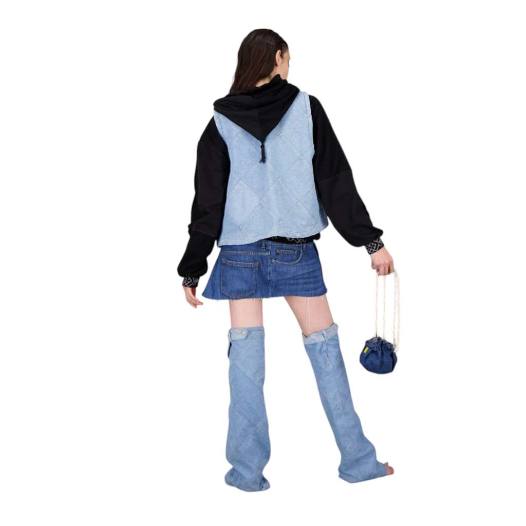 Chechia &amp; Sac en jeans Modular TNFW