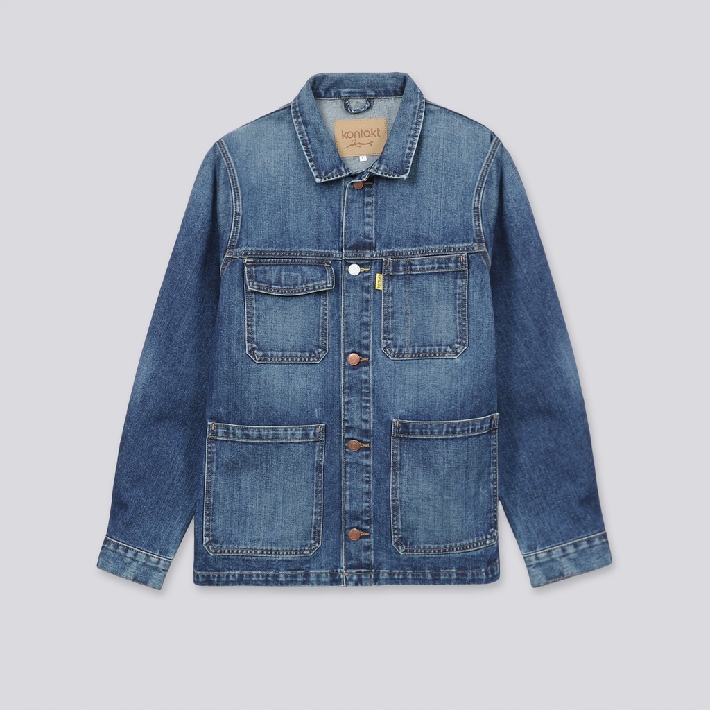 Workwear jacket homme en jeans-WAEL