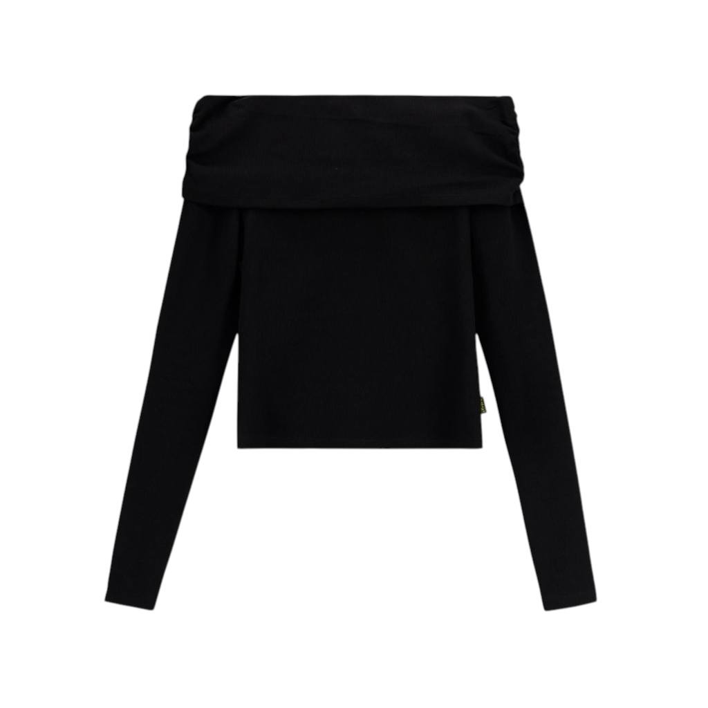 T-shirt femme manches longues col bateau