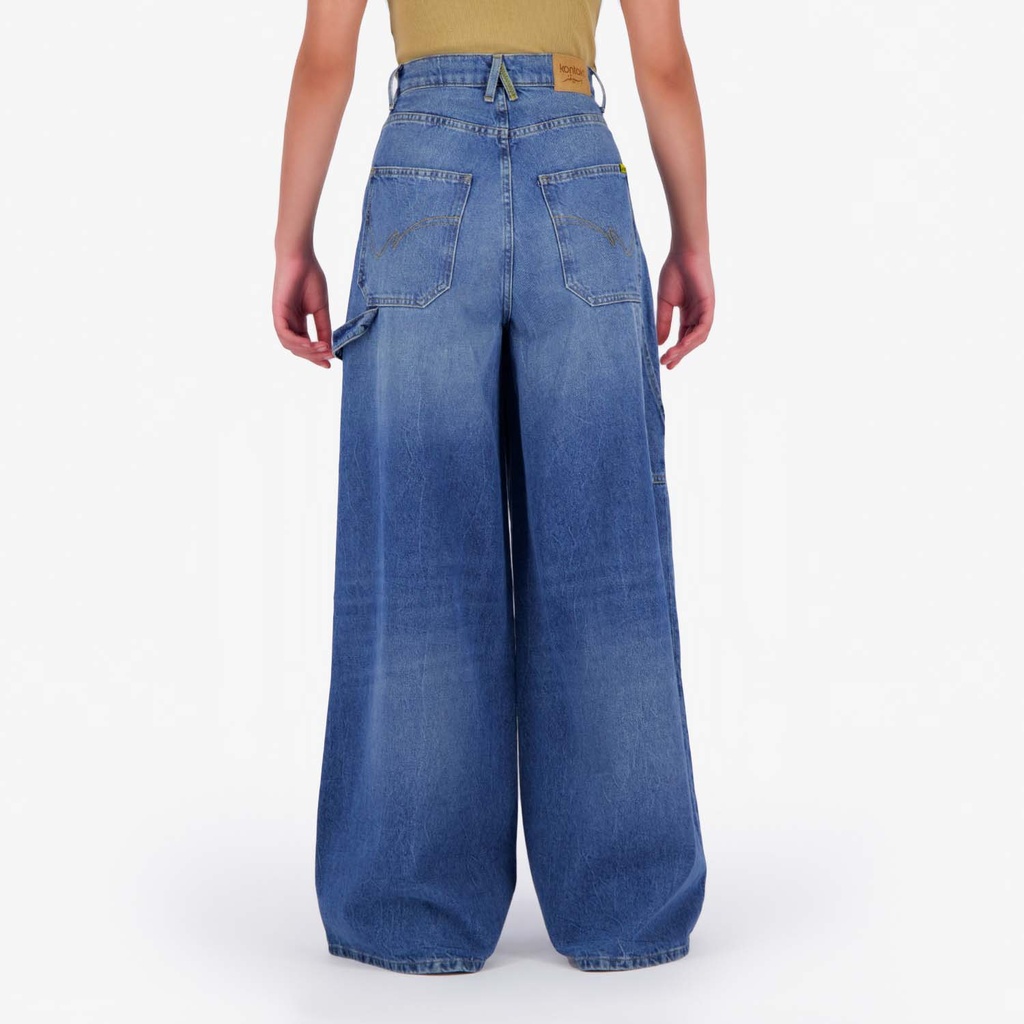 Carpenter wide leg femme en jeans -KARIMA 3.0
