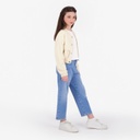 Bombers crop fille avec détails élastique