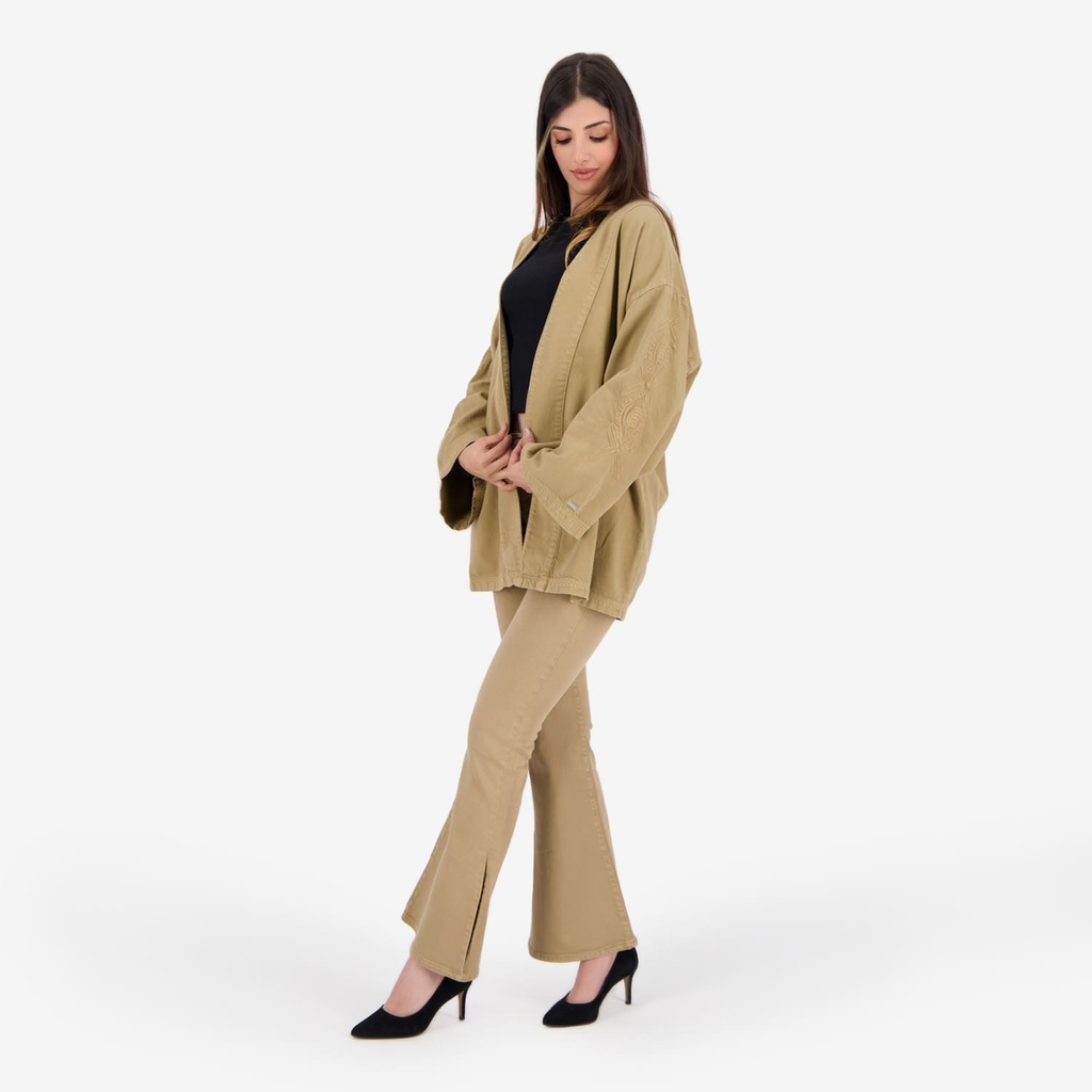 Kimono femme avec yeux Berbères sur les manches-KARAMA 2.0