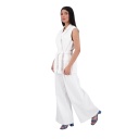 Blazer croisé femme sans manches-SAHAR