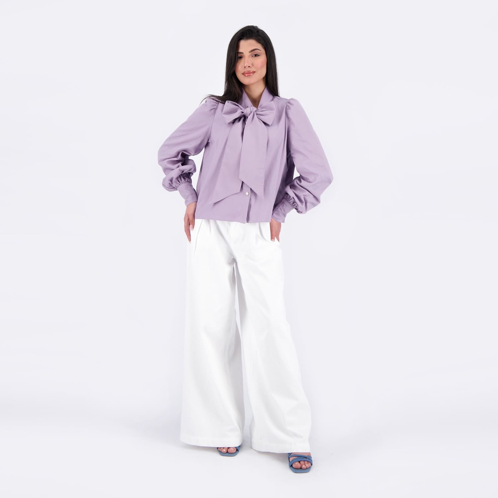 Chino wide leg femme - CHEDIA