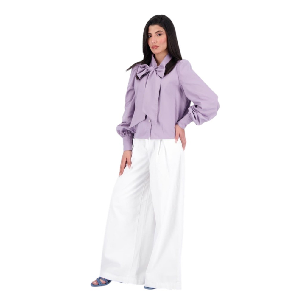 Chino wide leg femme - CHEDIA